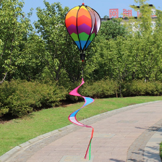 Windspinner Windspiel Ballon Spirale Heißluftballon Garten ...