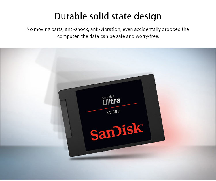 SanDisk Ultra 3D 2.5 Inch 500 GB SATA III 3D NAND Internal Solid
