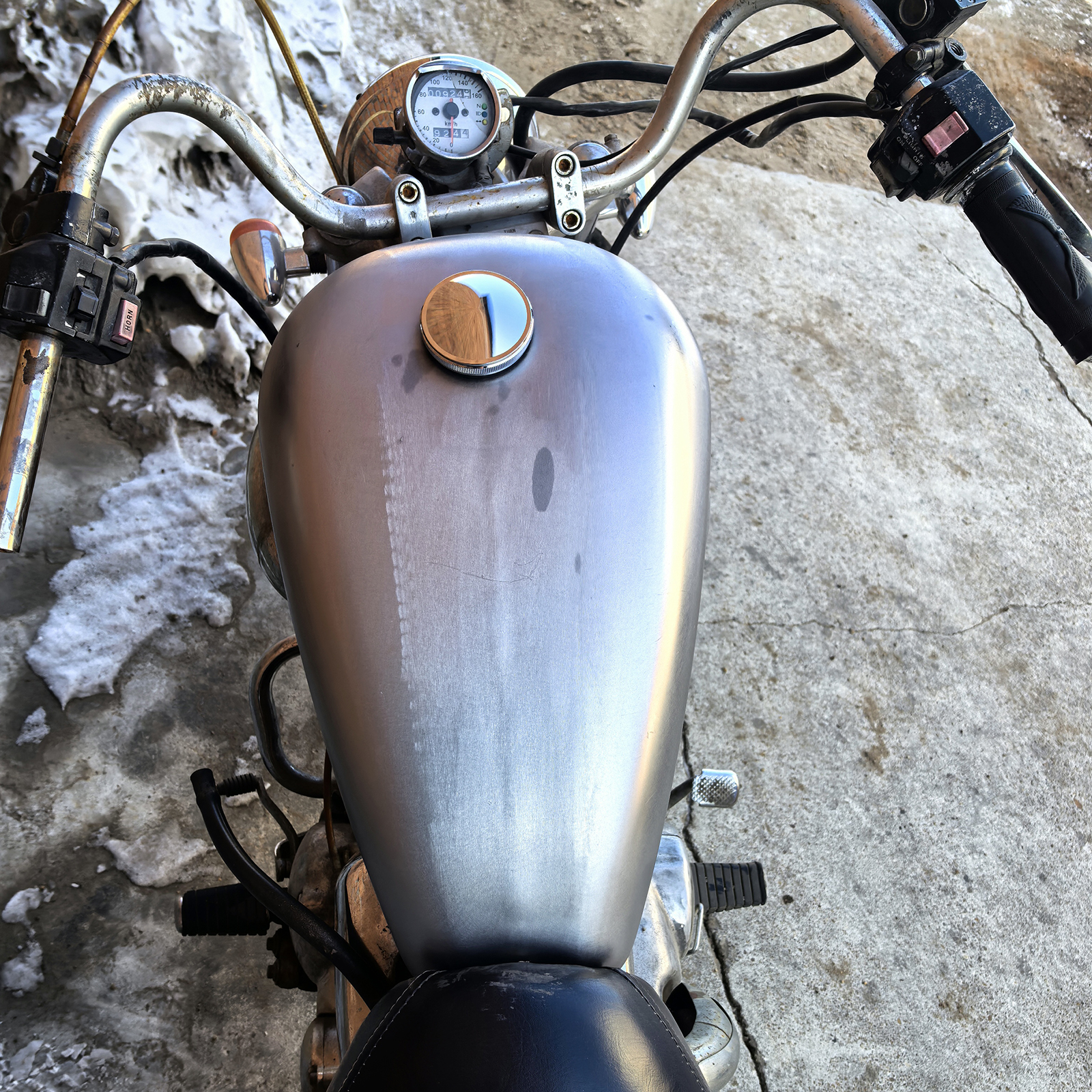 12L Handmade Gas Fuel Tank For YAMAHA Virago XV400 XV535 + Gas Cap