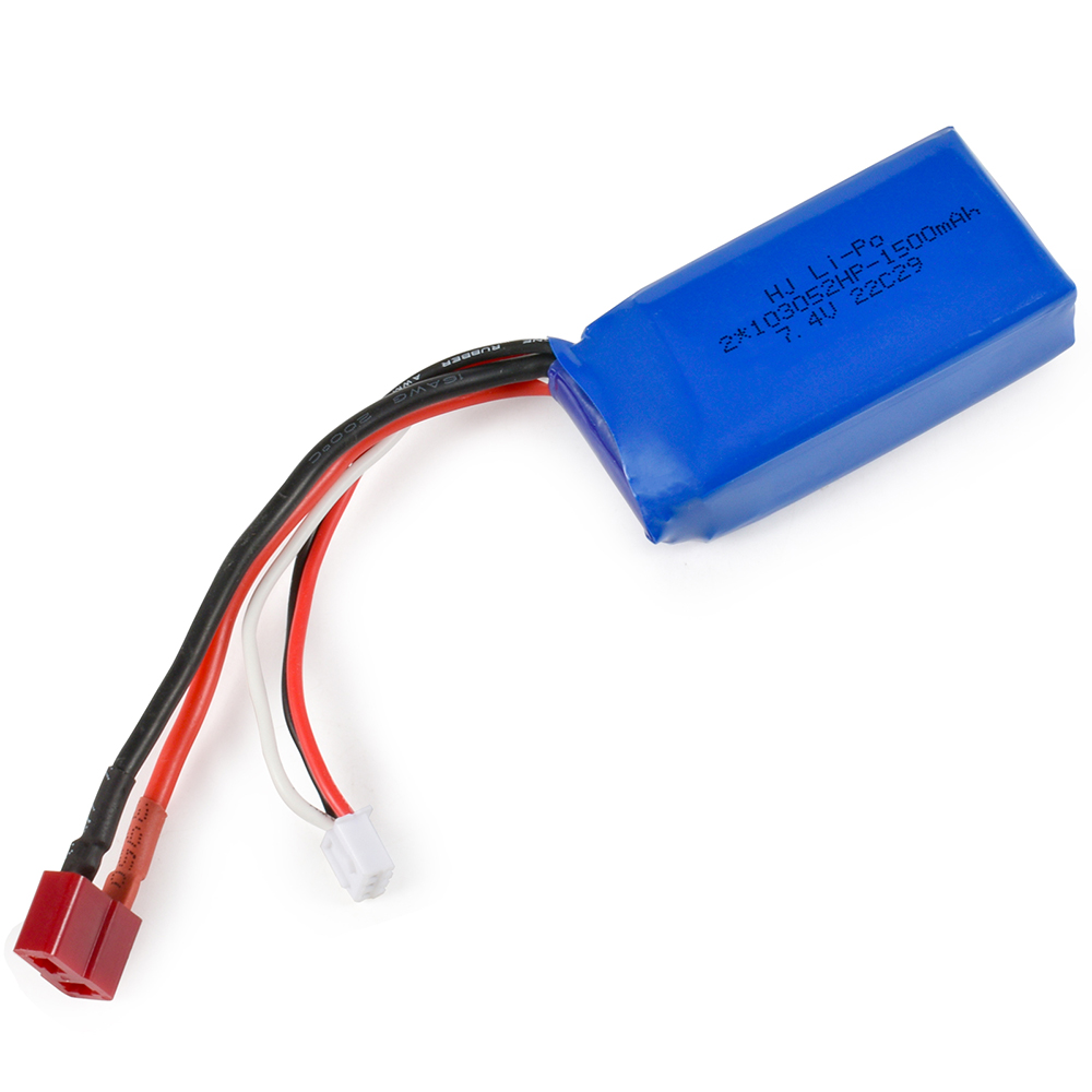 Batterie Rc Bateau 7,4V 1100mAh - Lithium Puissant Pour Bateaux Télécommandés A949 A959 A969 Batterie Bateau Rc