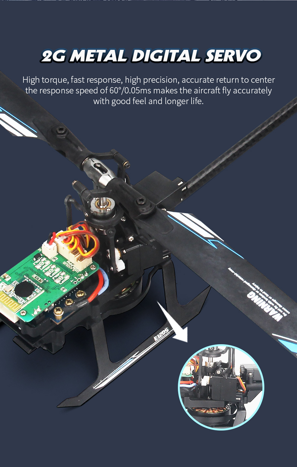 YXZNRC F120 3D 2.4G 6CH 6-Axis Gyro Direct Drive Flybarless YXZNRC F120 3D 2.4G 6CH 6-Axis Gyro Direct Drive Flybarless