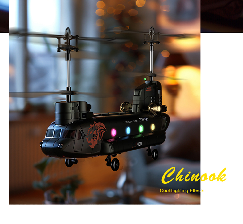 XK5 Chinook RC Helicopter Remote Control 3.5CH 2.4G Smart Height