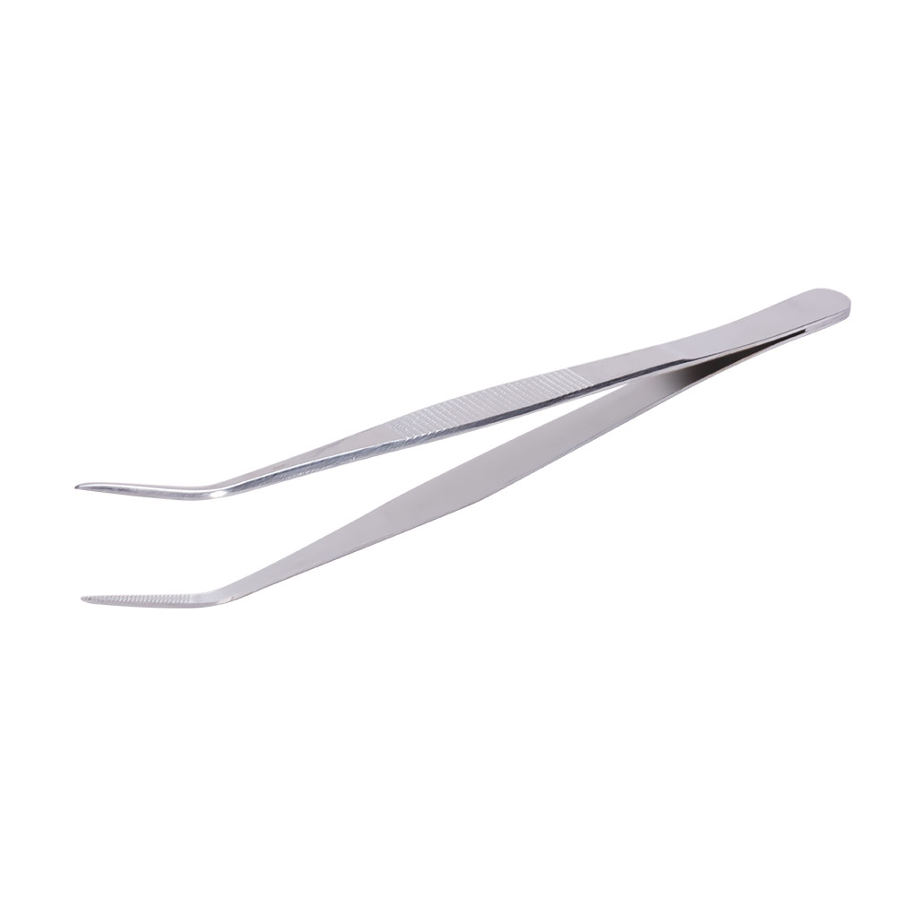 Stainless Steel Tip Forceps Dissecting Tweezer Medical Surgical Lab
