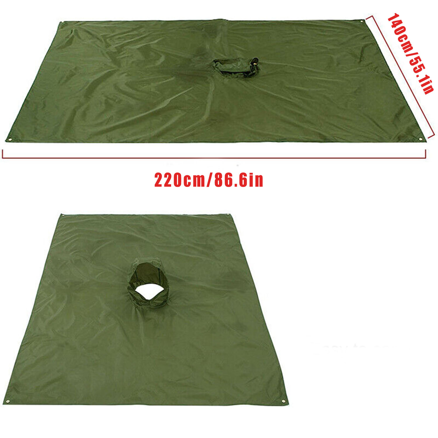 Poncho Militare Vegetato Italiano - Prodotto per Veri Arditi Poncho Militare Vegetato Italiano - Prodotto per Veri Arditi