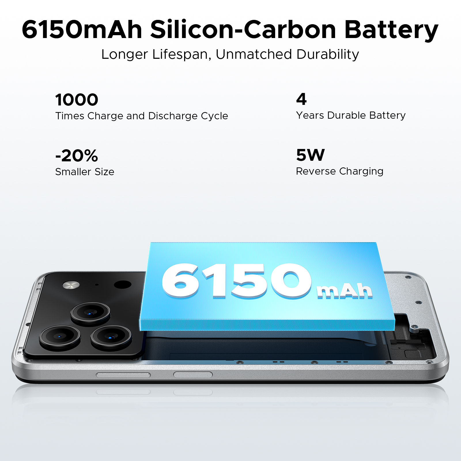 DOOGEE Note 56 Android 16 Mobile Phone 24GB+64GB 6150mAh 6.56