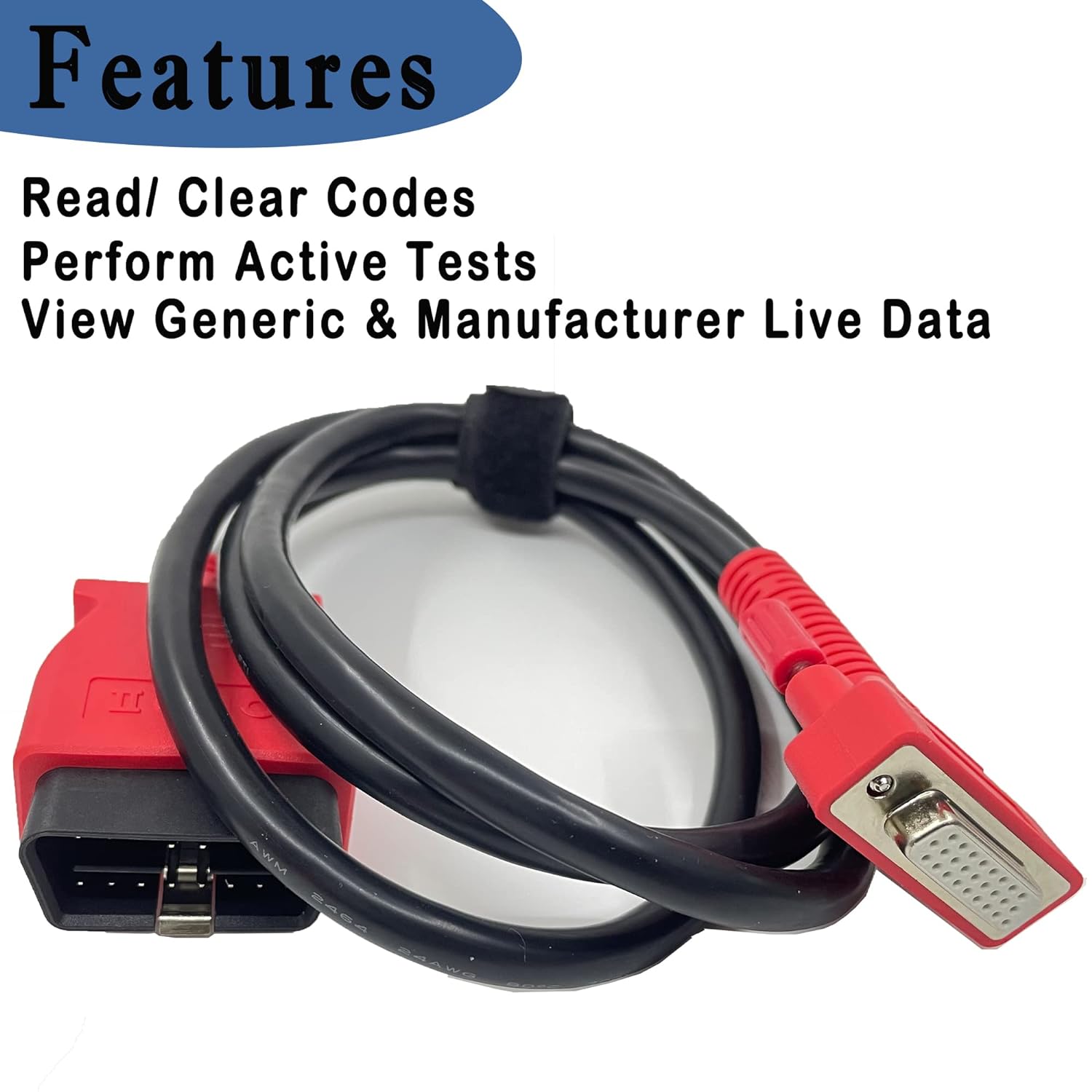 thumbnail image 2 of OBDII Main Test Cable For Autel MaxiSys MS908 PRO / Maxisys Elite – SF194USEA01 2 of 6
