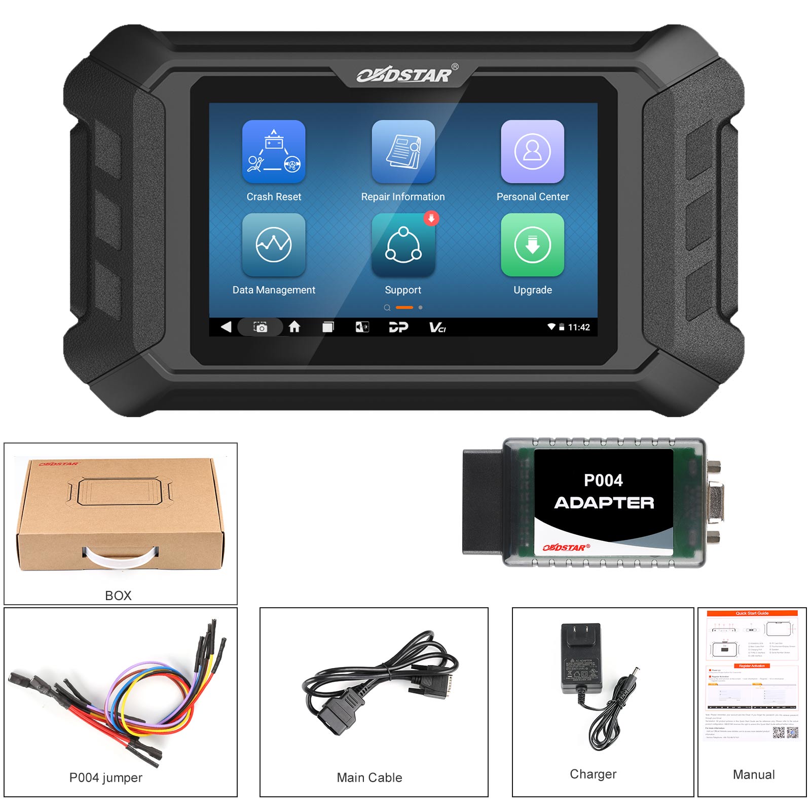 OBDSTAR P50 SRS Reset Tool for 94 Brands 13900+ E-C-U Part