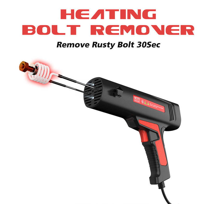 220V 900W Magnetic Induction Heater Coil Kit Bolt Nut Stud Flameless