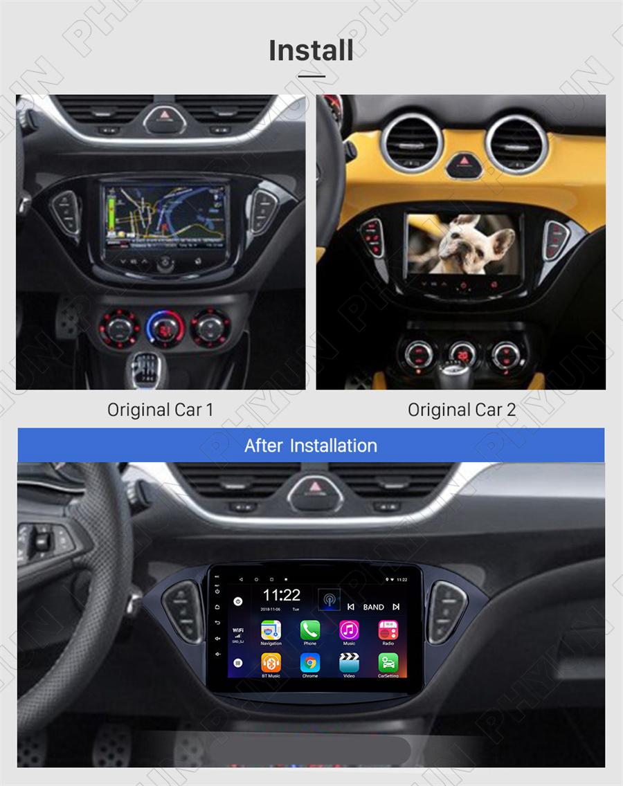 KIT Autoradio multimédia USB/Bluetooth Opel Adam et Corsa 