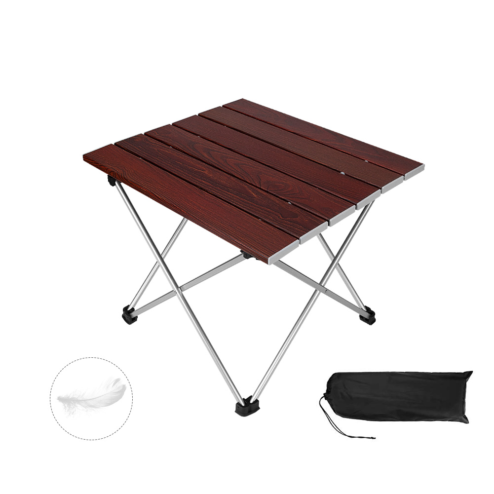 Picnic MORINN Folding Camping Table Useful for Dining /& Cooking with Burner Beach Portable Aluminum Lightweight Folding Table in a Bag Outdoor for Grill