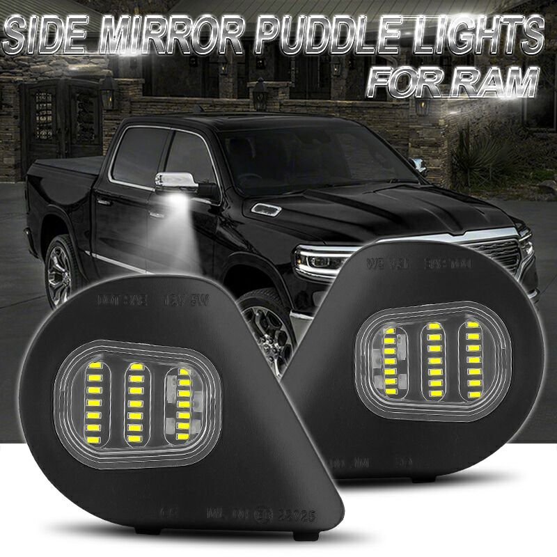 dodge ram mirror puddle light