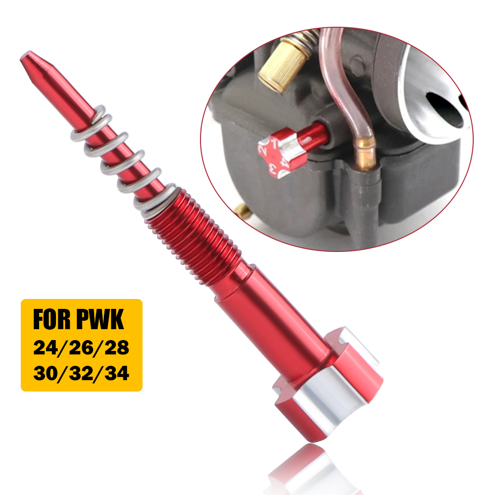 1X For PWK Carburetor Air Fuel Mixture Idle Speed Adjuster Screw Red