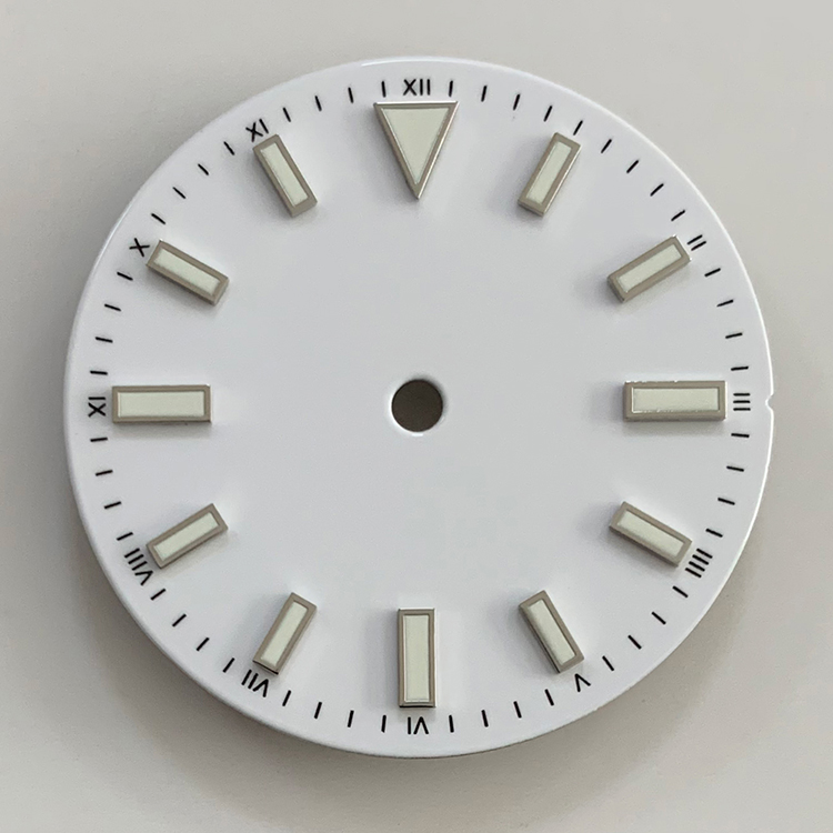 28.5MM Enamel Watch Dial for NH35/ETA2836 Japanese 8215 Pearl 2813