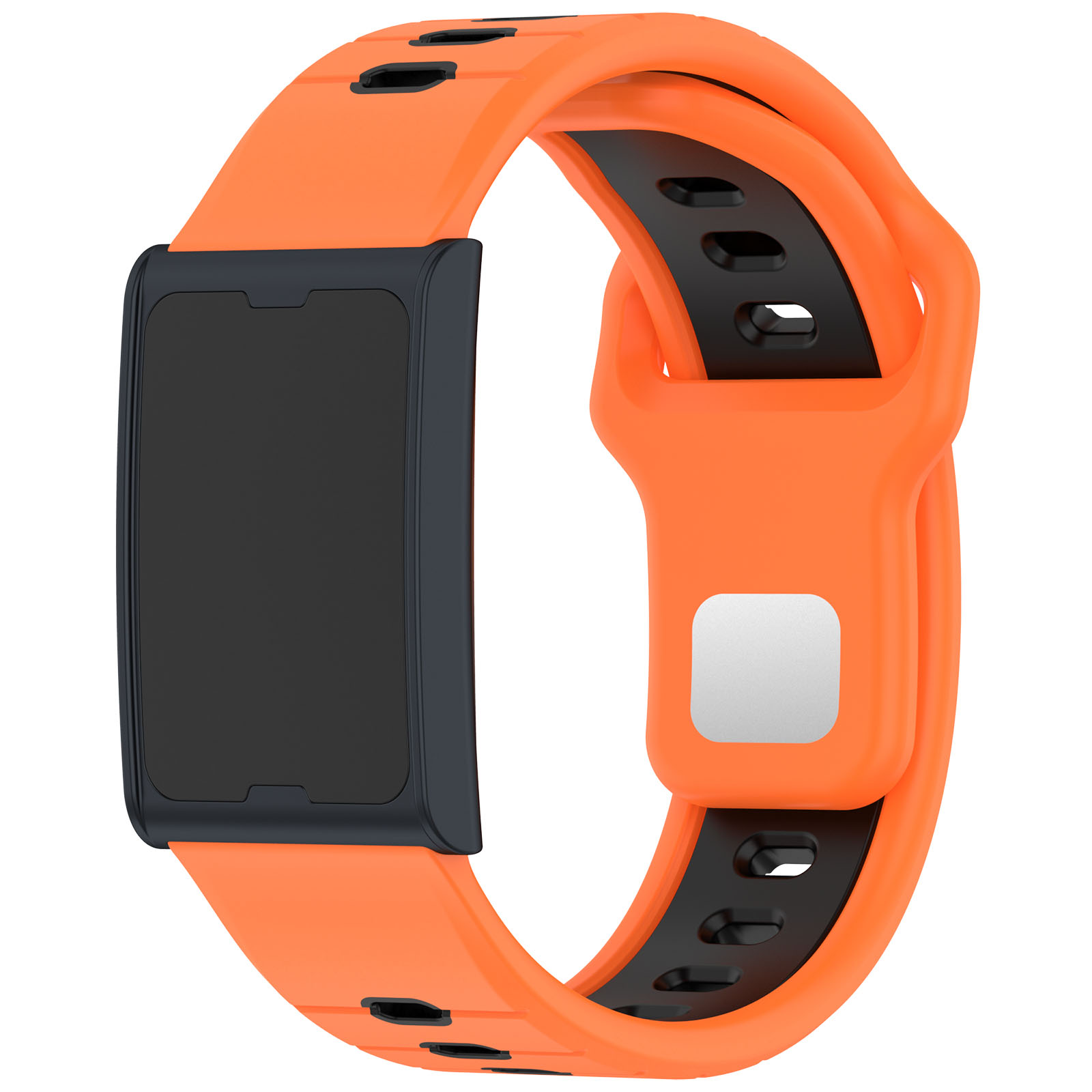 For Amazfit Helio Strap 22MM Horizontal Pattern Two-color Silicone