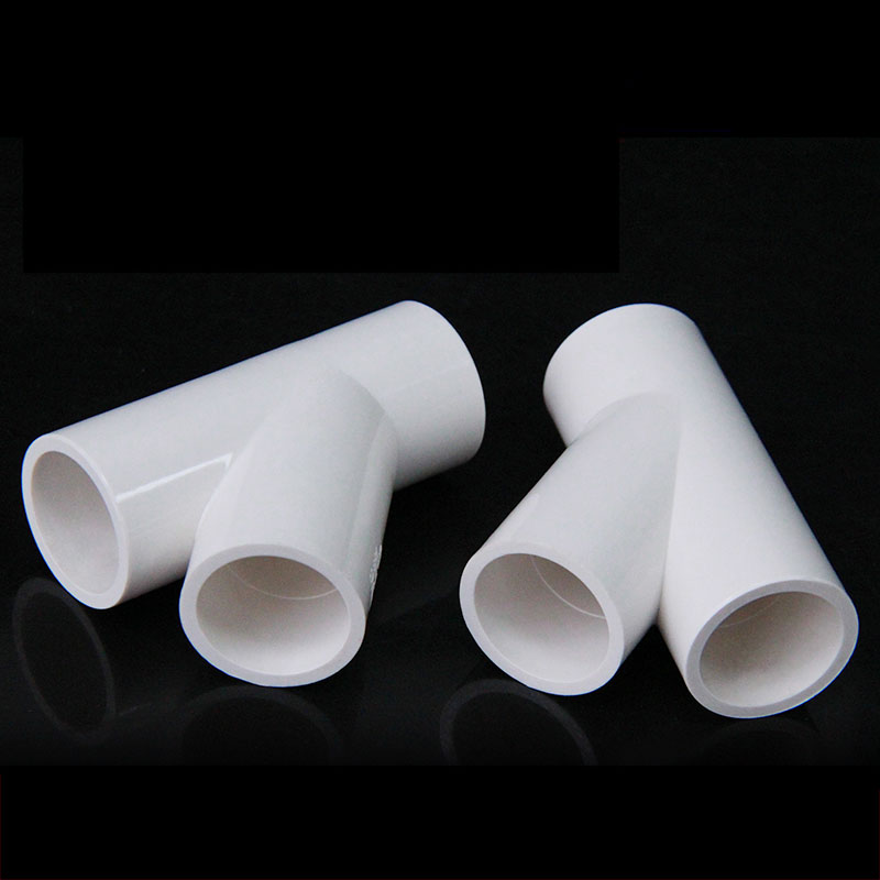 PVC 3 Way Y Connector Inner Dia 20/25/32/40mm Pipe Fittings Tube