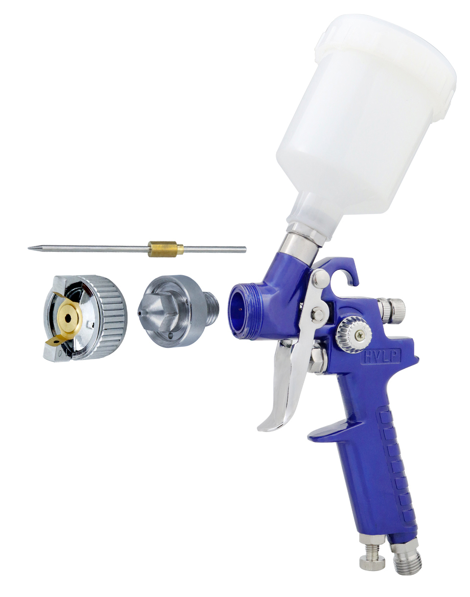 HVLP Air Paint Spray Gun Auto Car Detail Touch Up Sprayer Gravity