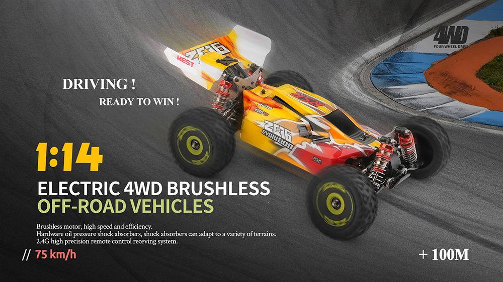 Amazon.com: WLtoys 144010 144001 75KM/H 2.4G RC Car