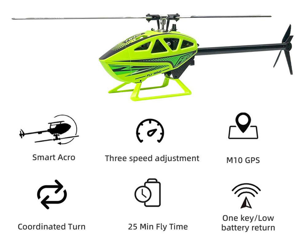 Fly Wing FW450L V3 6CH GPS 3D Hovering ACE Flight Control RC RTF
