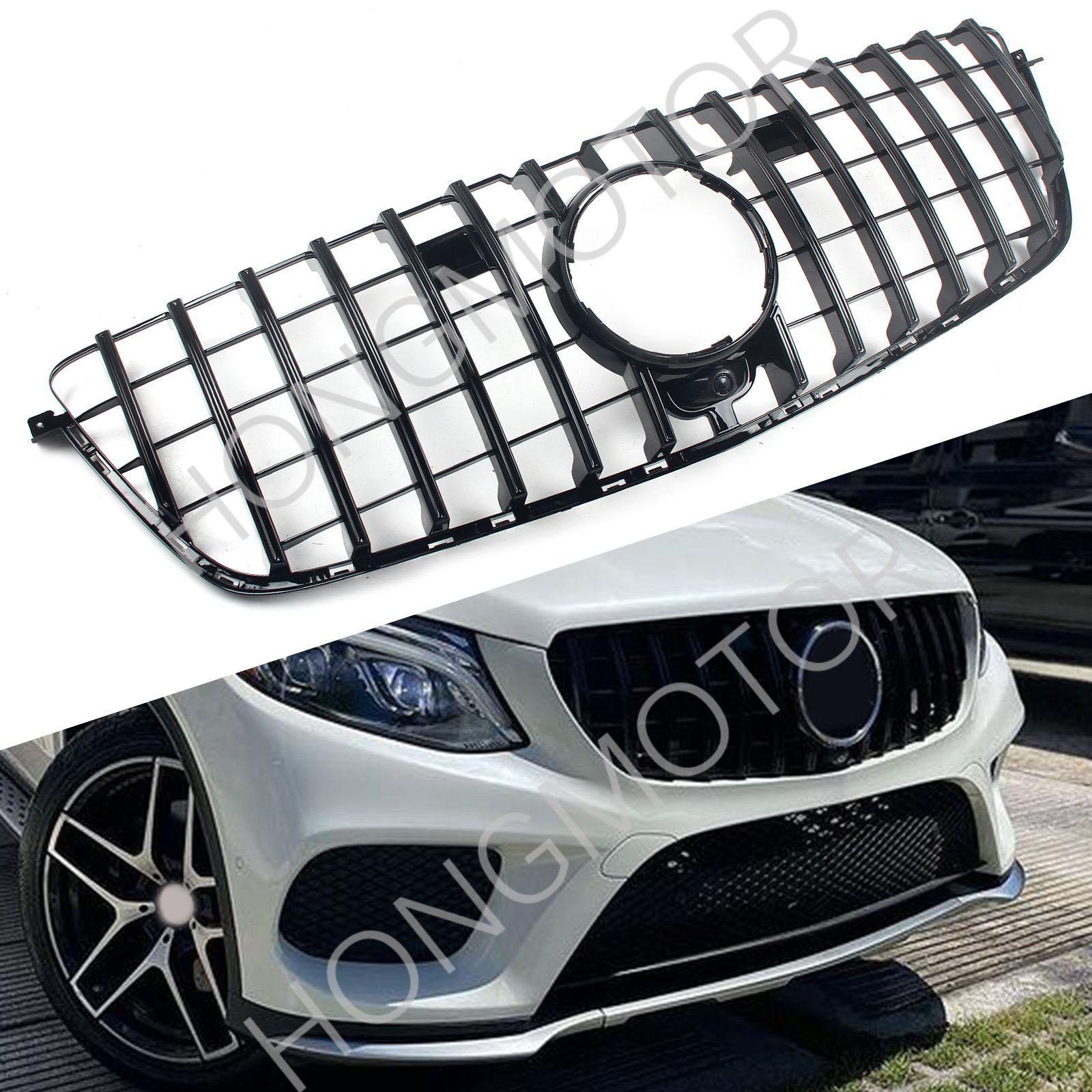 Black GT Style Front Grille For Mercedes X166 GL500 GL550 GL63AMG 2013-2015 - View #3