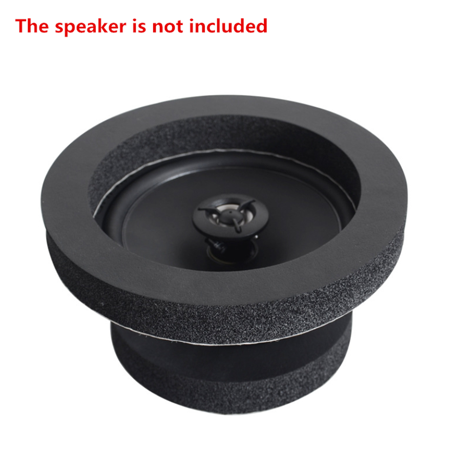 4x 6.5" Car Speaker Bass Foam Pad Door Sound Trim Noise Insulation Self