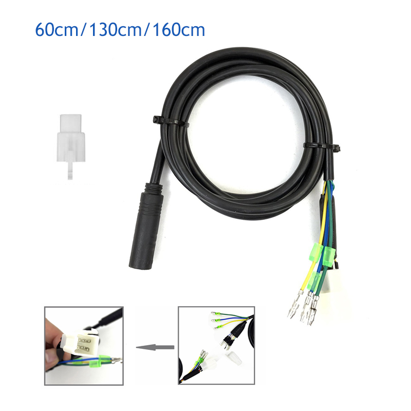 Julet E-bike Motor Cable 9 Pin Female Adapter for KT Controller