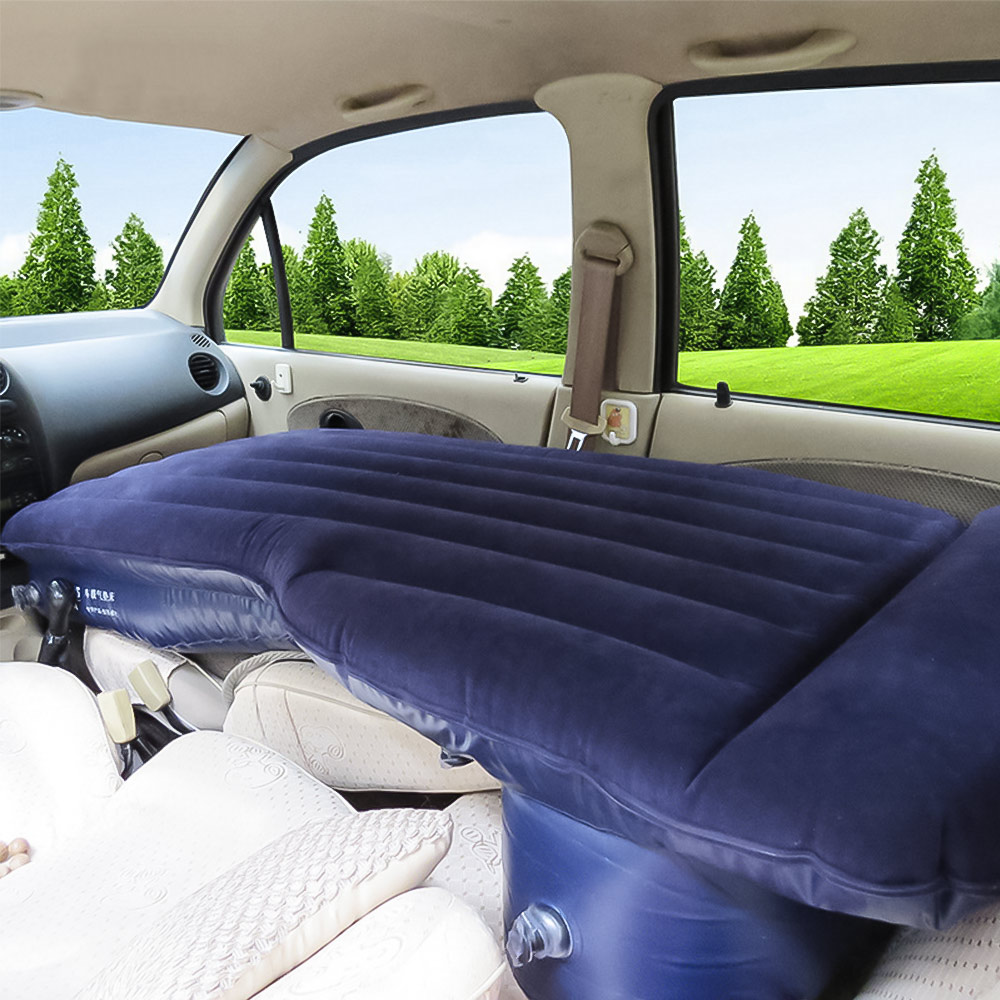 Portable Inflatable Car Front Seat Mat Bed Leakproof Travel Air Mattress W Pump Ebay