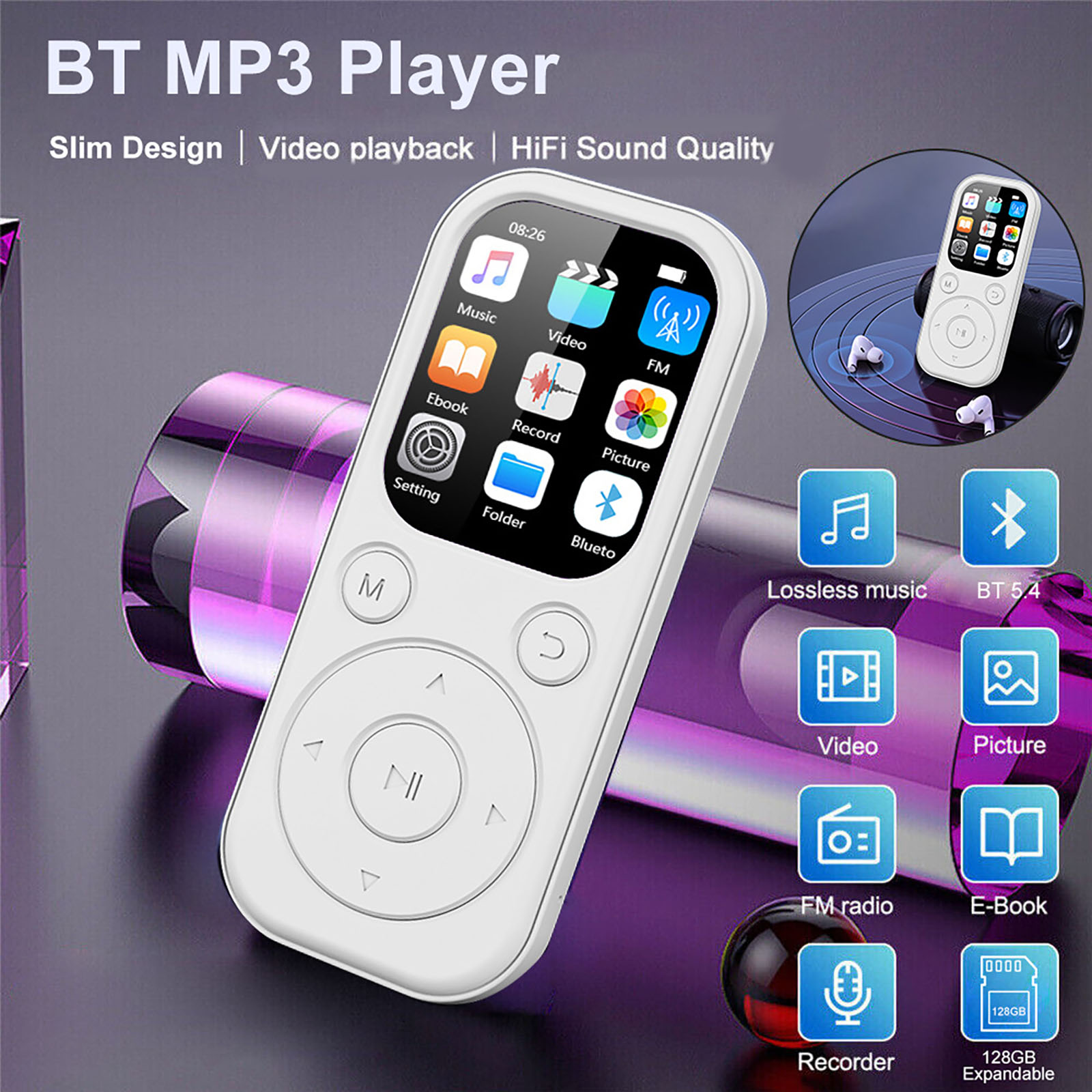 Portable 32GB MP4 Player 1.8