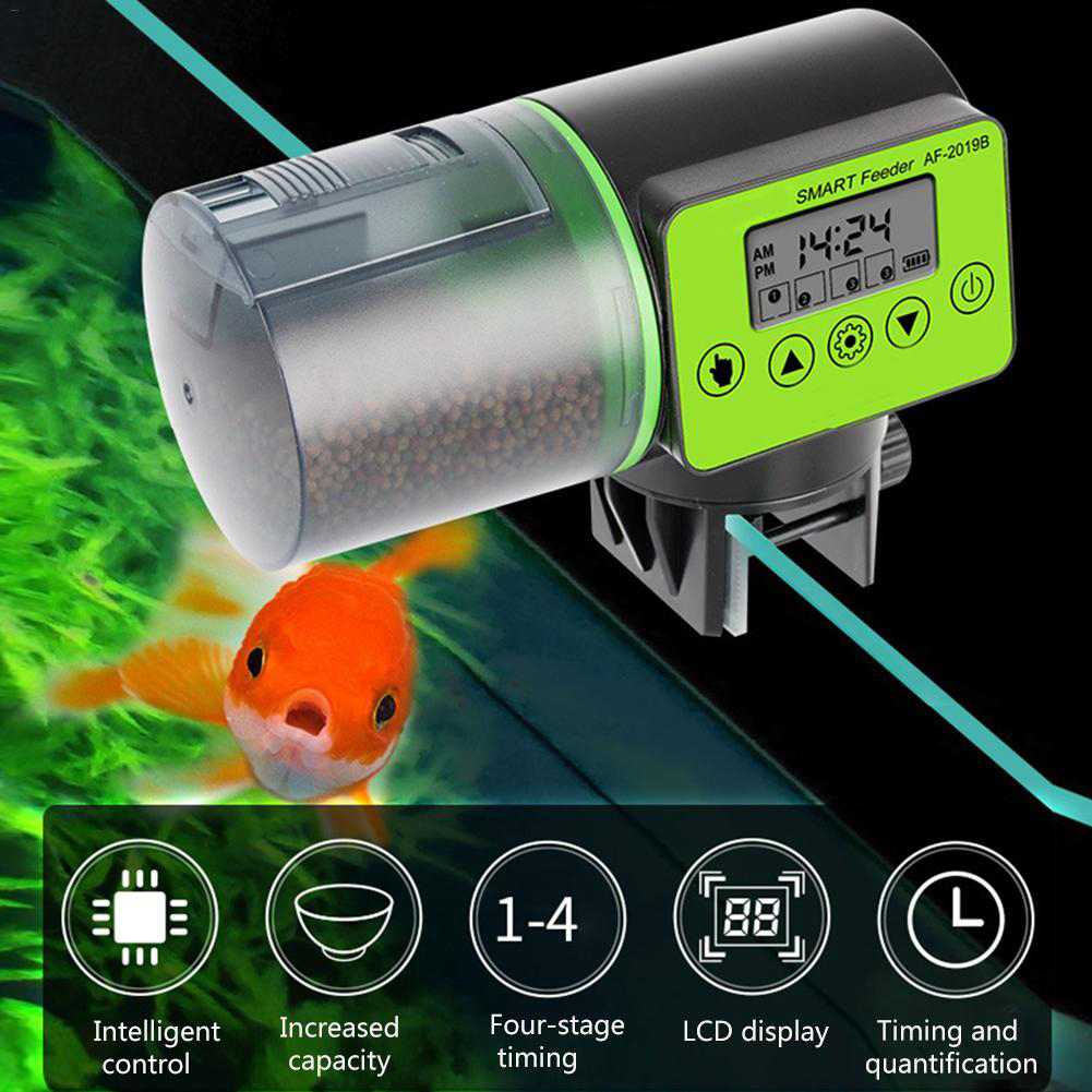 Lcd Display Lcd Tank Aquarium Food Fish Auto Auto Feeder Tortoise