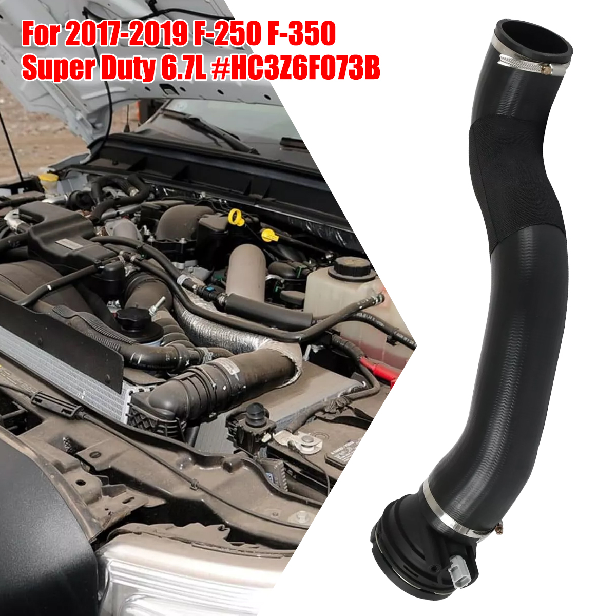 2019 Ford F350 2019 F250 2024 Upgraded Intercooler Outlet Tube