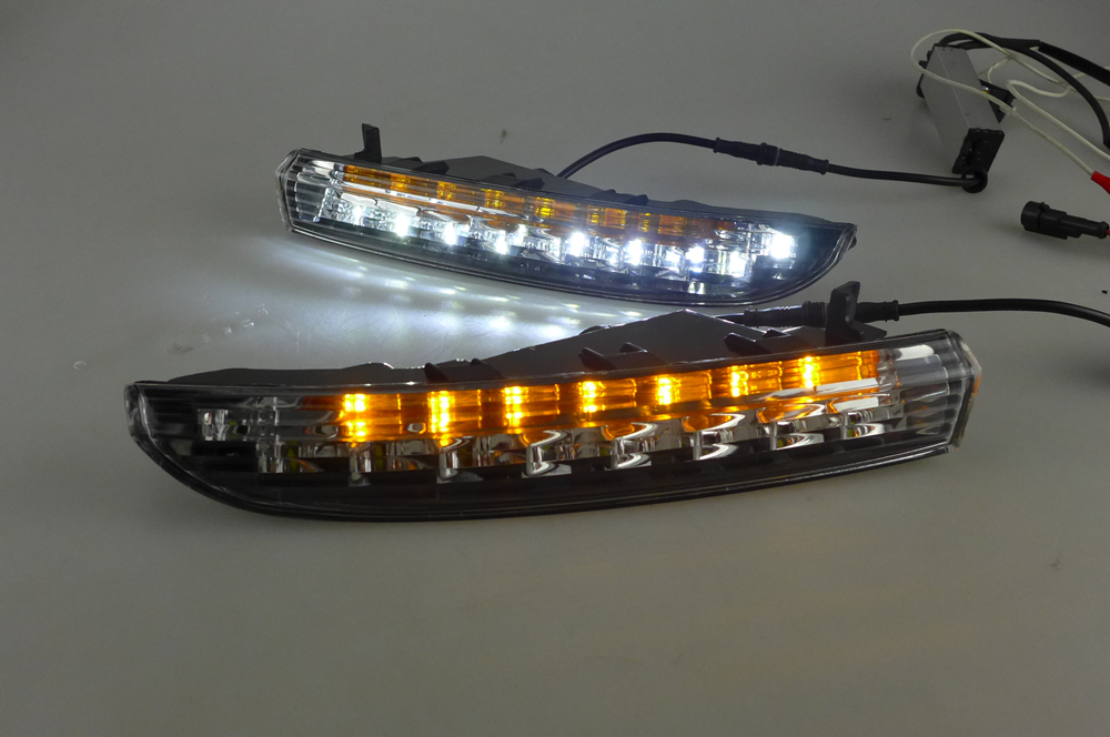 LED Daytime Running Light For VW PASSAT CC Fog Lamp DRL 2010 2011 2012