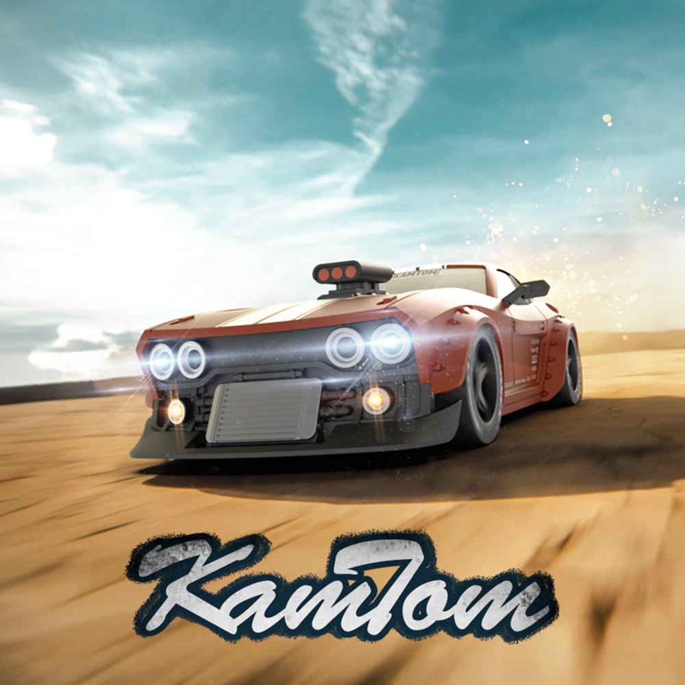 ＫＡＭＴＯＭ 1/32 Kamtom 1/32 Scale RC Car: Mini Racer/Drifter, Mighty Fun