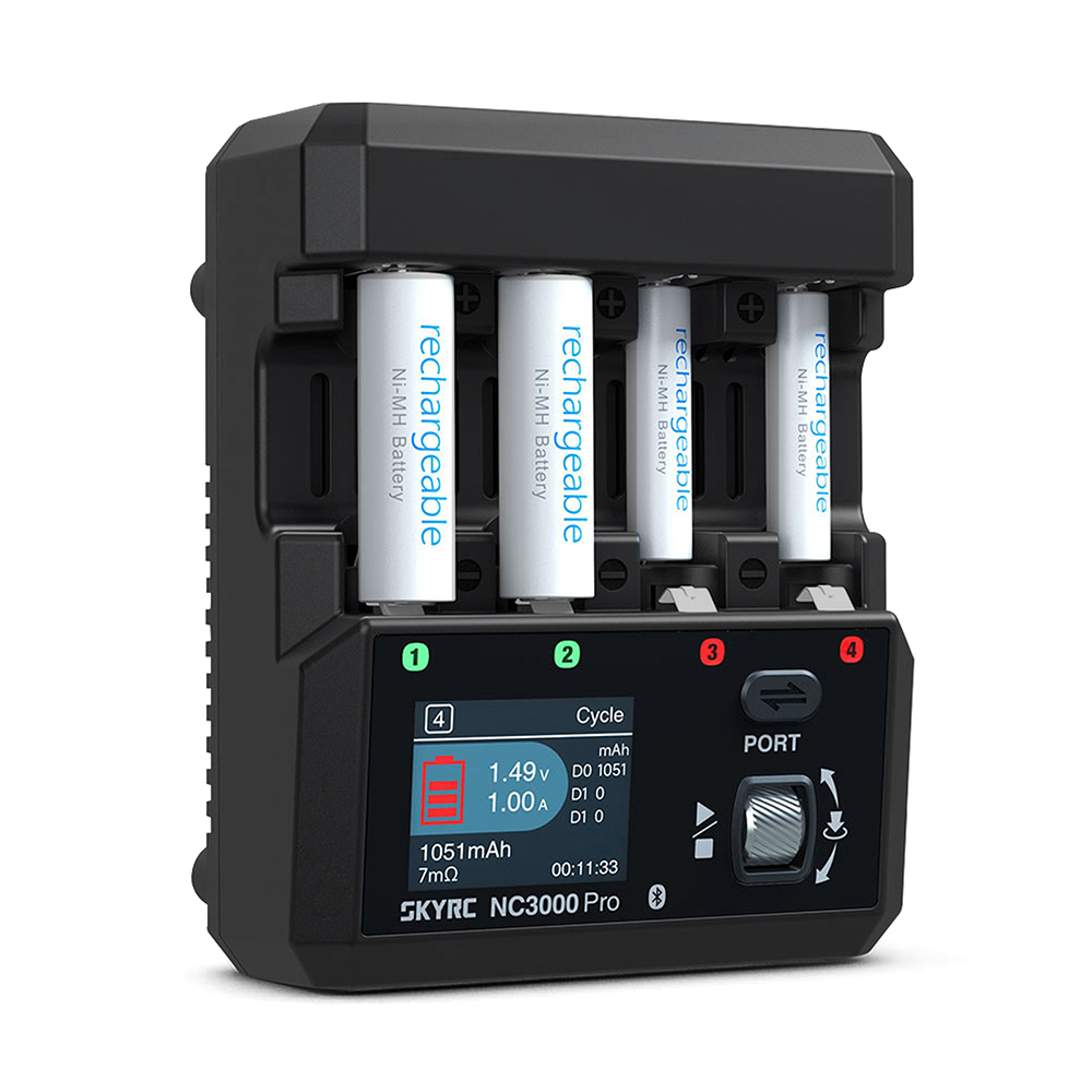 韋駄天EVOネオチャンプ８本SKY RC NC 3000PRO SkyRC NC3000 Pro NiMH NiCd Battery Charger LED APP Control