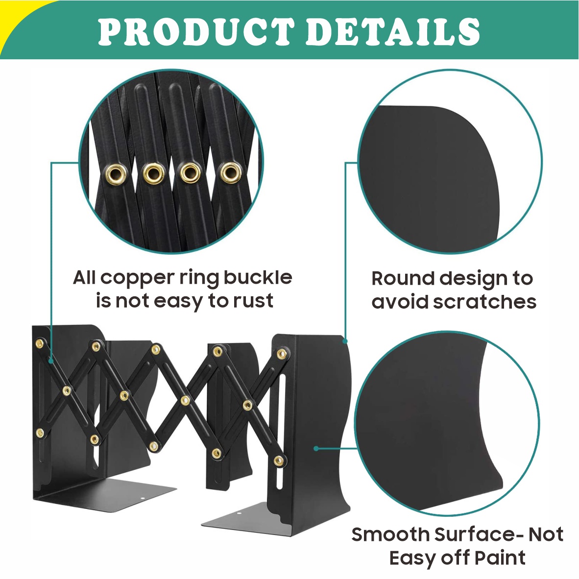 Heavy Book Ends To Hold Large Books Gtouse Adjustable Book Ends, Expandable Metal Bookends, Heavy Duty Book Holder Desktop Book Stand Organizer For Home Office School Expandable Bookends