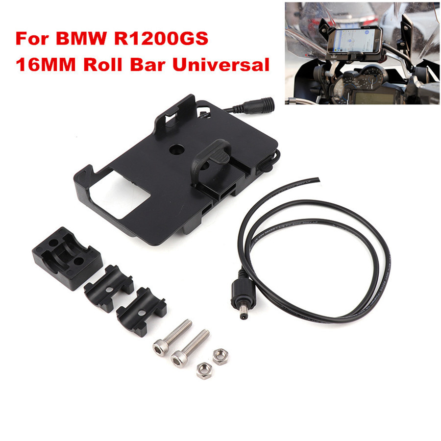 Phone GPS Navigation Bracket Mount USB Charger for BMW R1200GS ADV F700