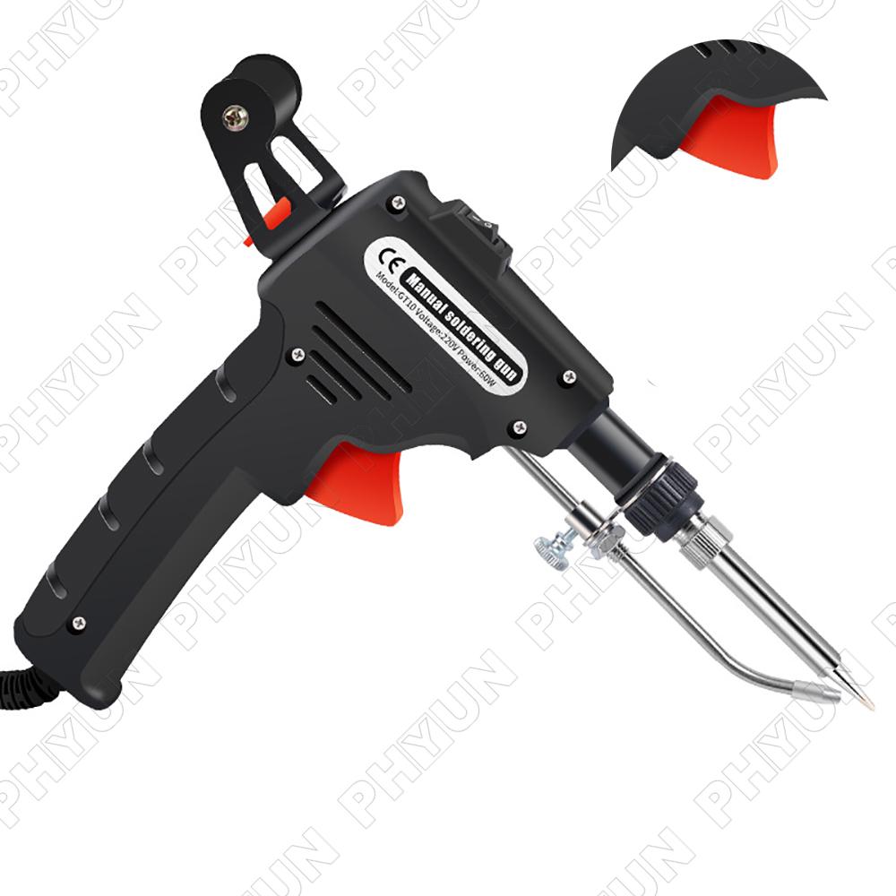 60W Tin Electric Soldering Iron Kit Automatic Send Tin Gun Electric Solder Stati