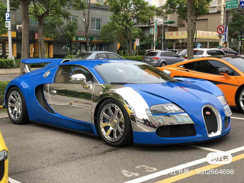 1:64 Mortal Bugatti Veyron Super Sport Diecast Toy Car