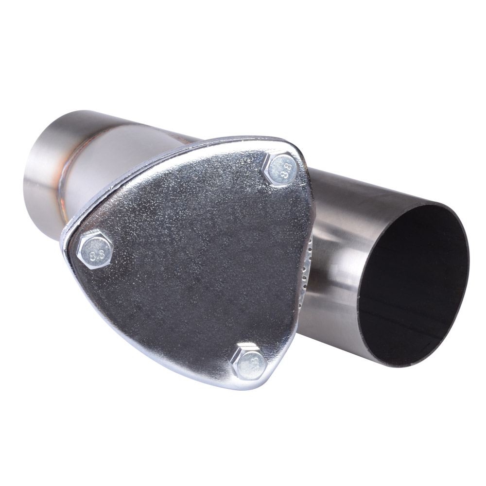 3.0" Inch Stainless Steel Exhaust Cutout YPipe ECUT Catback With Cap