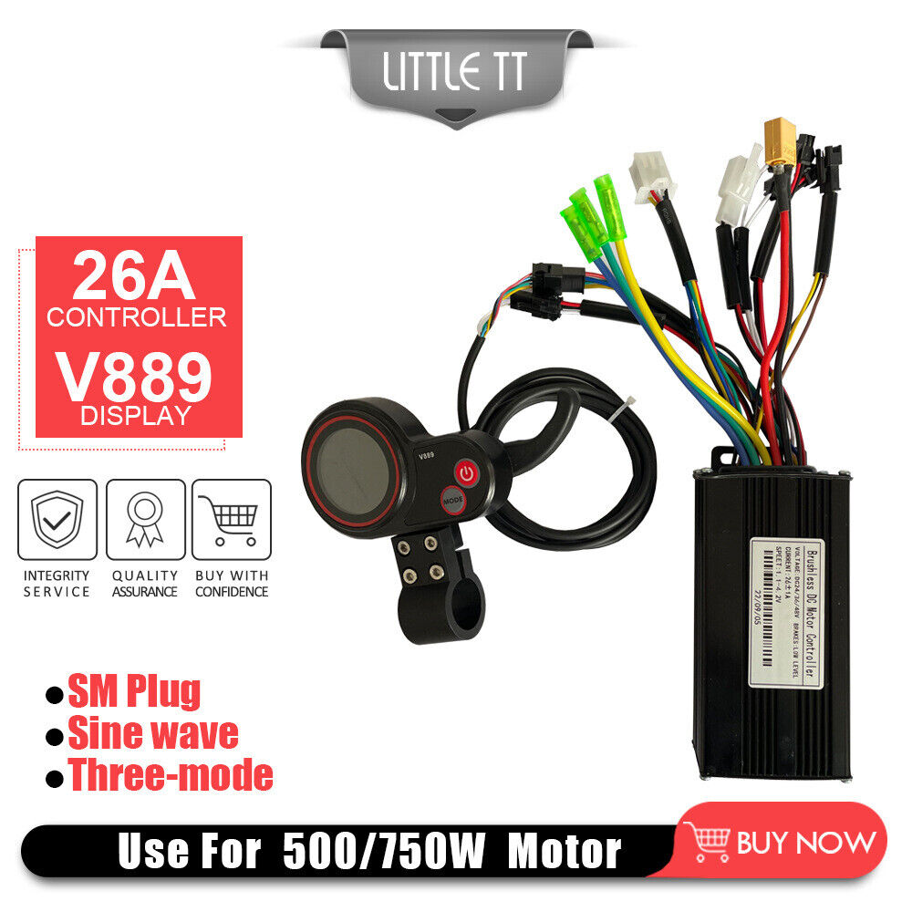 Contrôleur De Moteur Sans Balais Pour Vélo électrique, Avec écran LCD