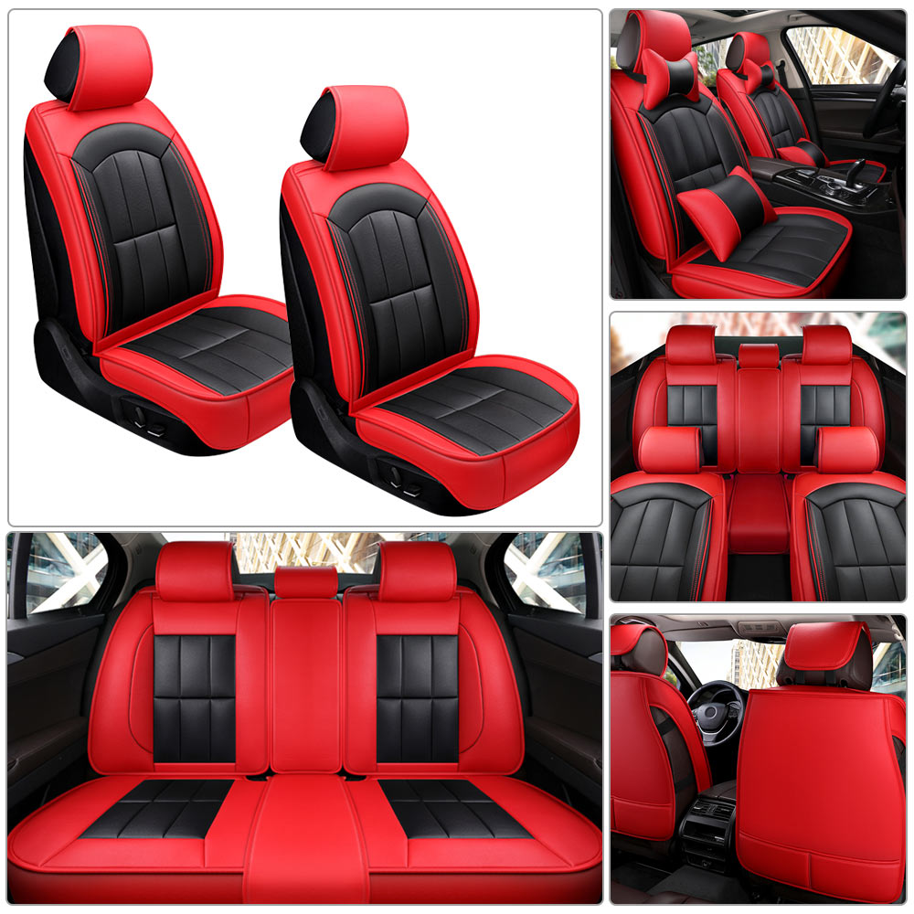 Full Set of Luxury BLACK Leather Look Car Seat Covers 2009DATE BMW X1