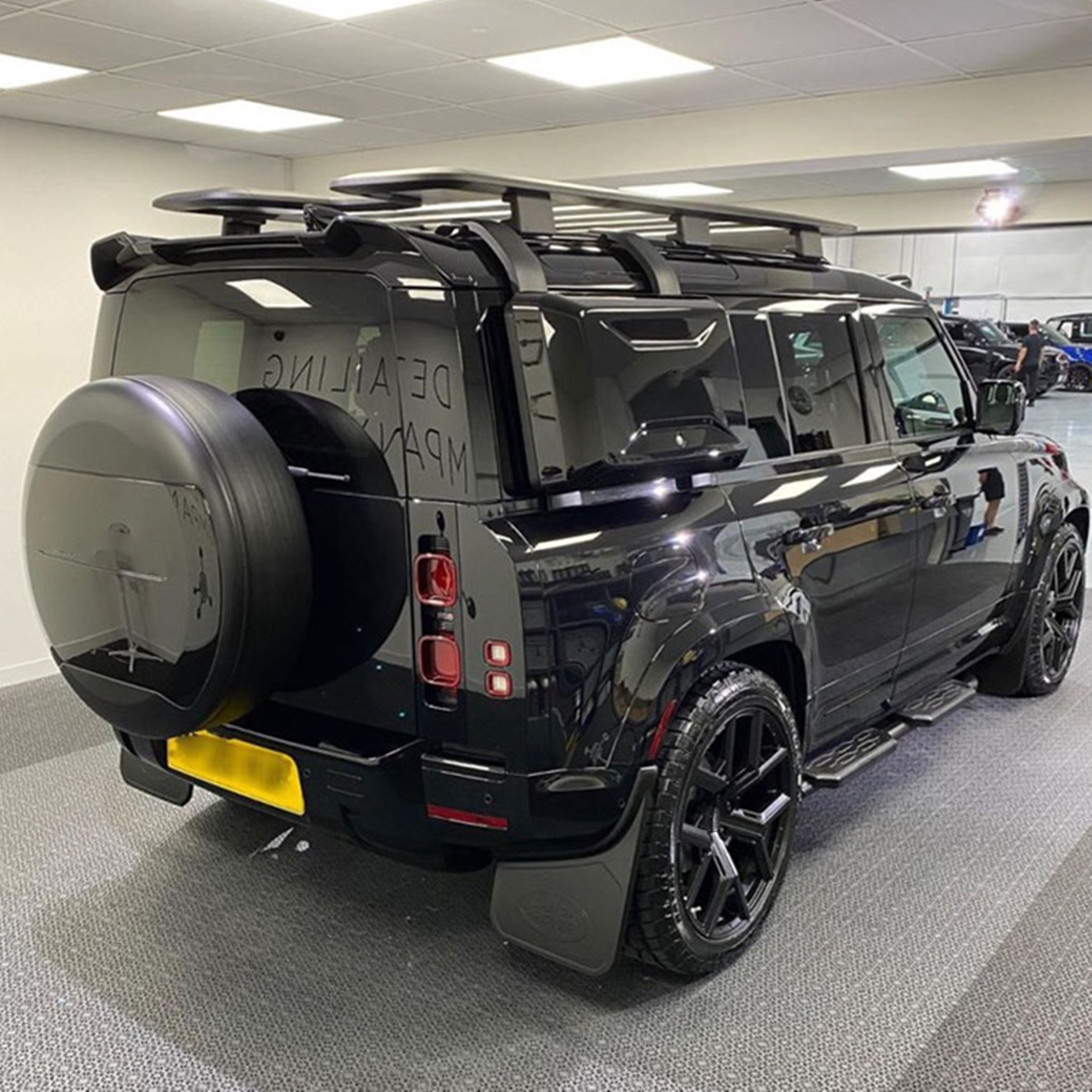 Spoiler Arrière Pour Land Rover Defender 90 & 110 (2020-2022) – Becquet Toit En ABS Noir Brillant – Adhésif Fort, Aucun Perçage Nécessaire