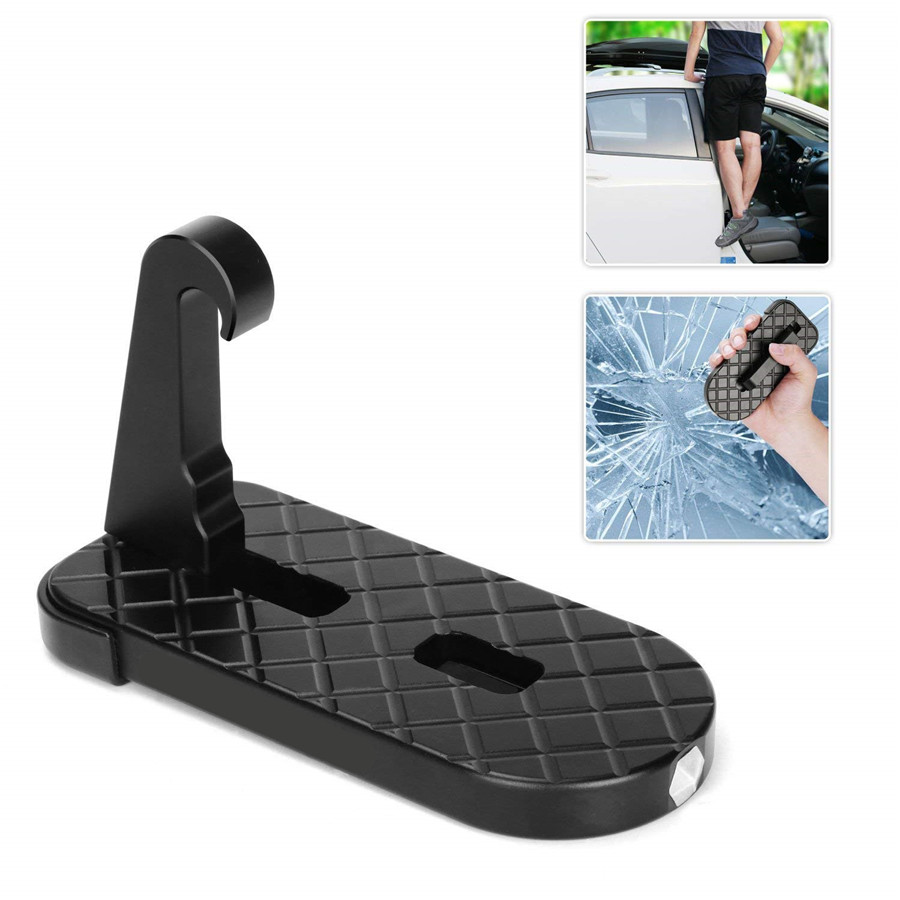 Skyout Car Roof Door Pedal for Car black SUV Off-road Jeep Easy Access to Car Rooftop Built-in Small Blade Door Hook 90/° Folding Bend Non-slip Multi-functional Auxiliary Ladder