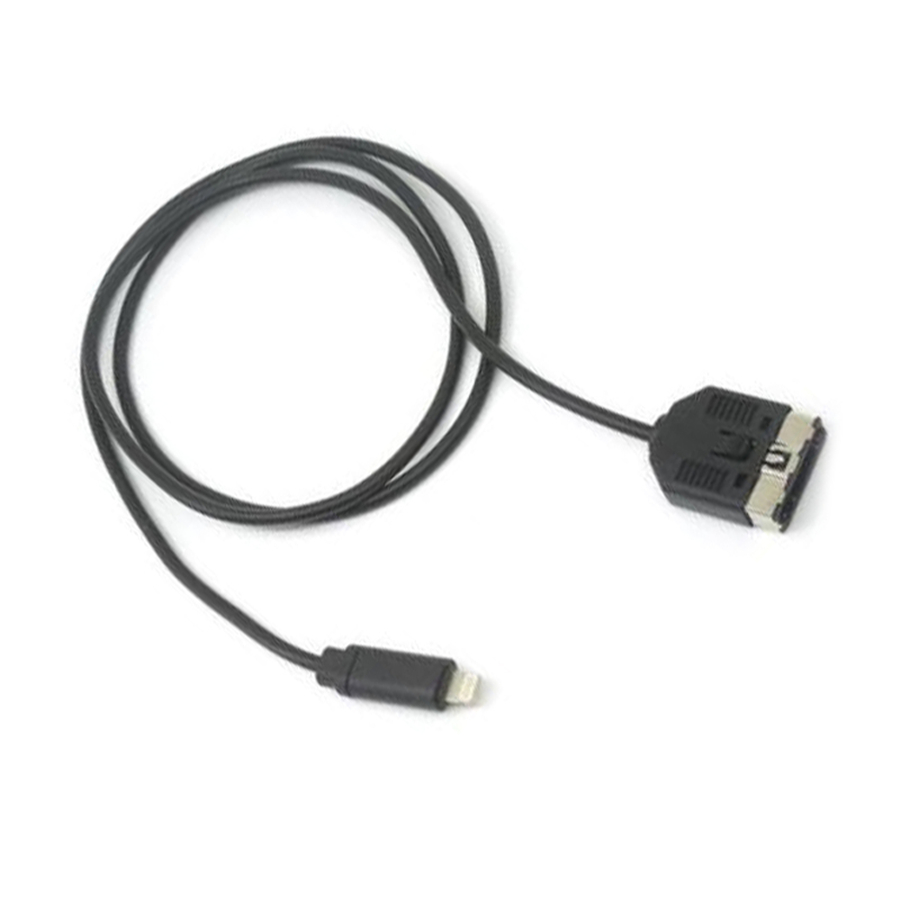 Music Audio Interface Adapter Cable for Range Rover Sport 2010-2011 Connect to iPhone iPod iPad