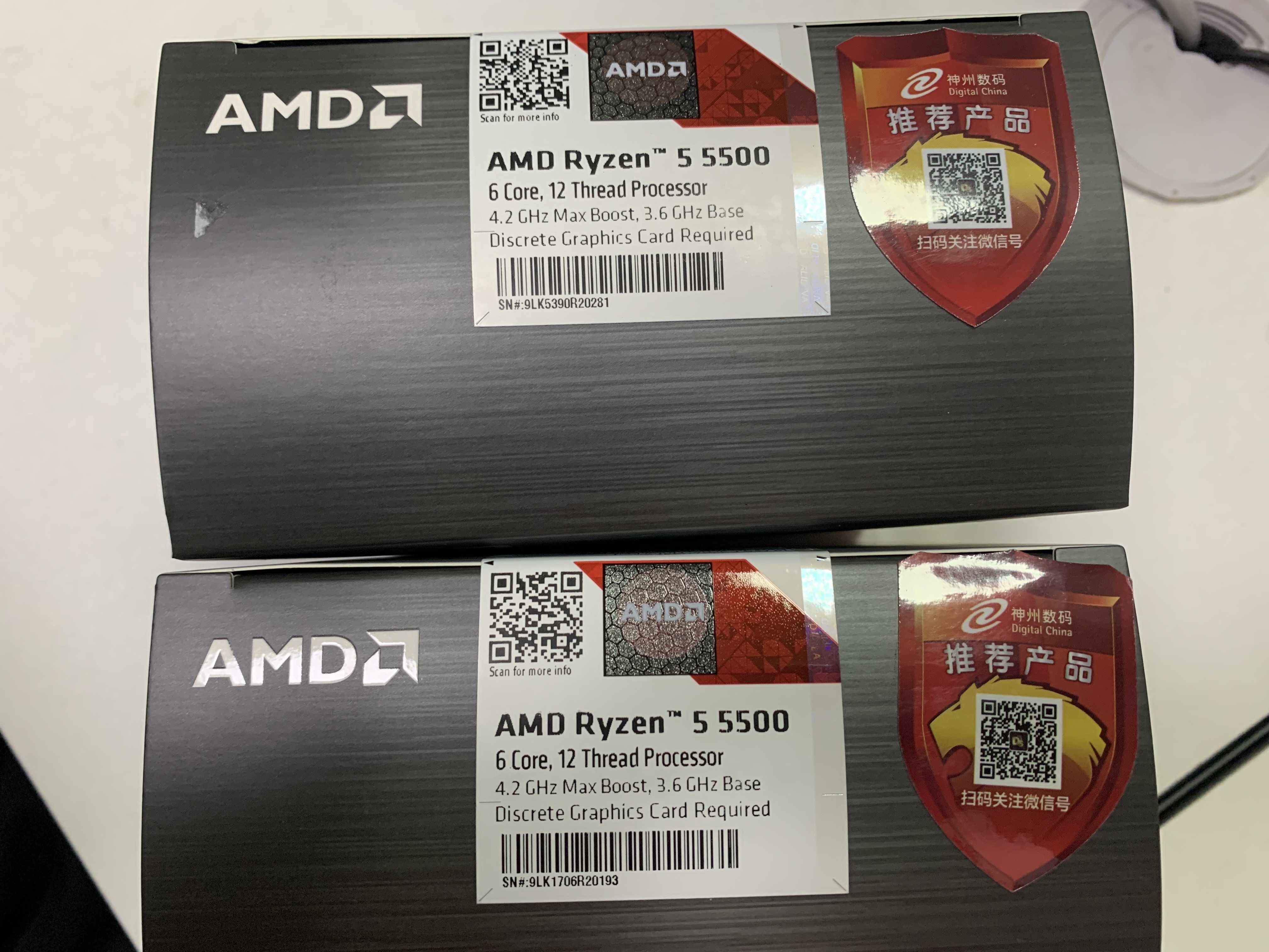 AMD Ryzen 5 5500 Socket AM4 Zen 3 Processor with Wraith Stealth