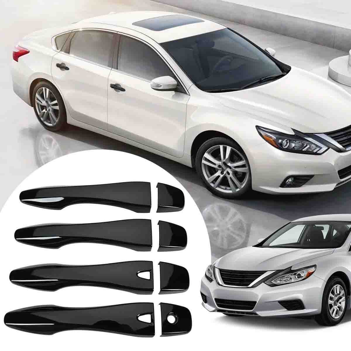 thumbnail image 2 of Gloss Black Door Handle Covers For Nissan Altima 2013-2018 - JDM Style, 4Pcs 2 of 6