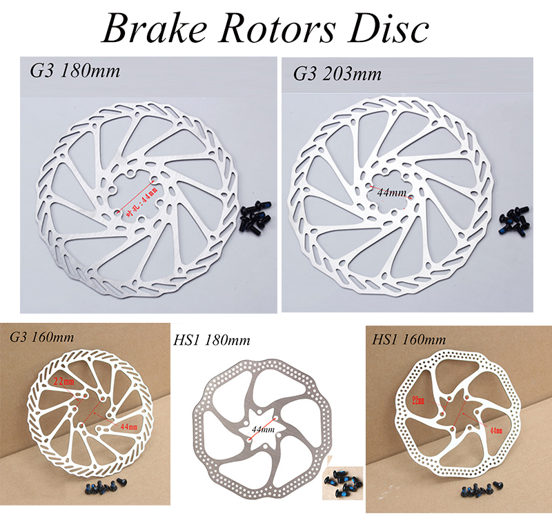 160//180//203mm AVID G3 Brake Rotors Disc 12 Blots BB5//BB7 MTB and HS1 Brake Disc