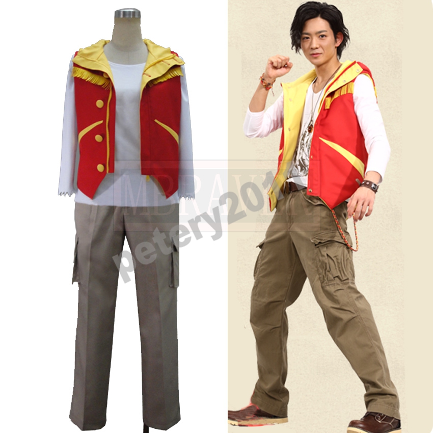 超级战队兽电战队强龙者红色daigo Kiryu Cosplay 服装 Ebay