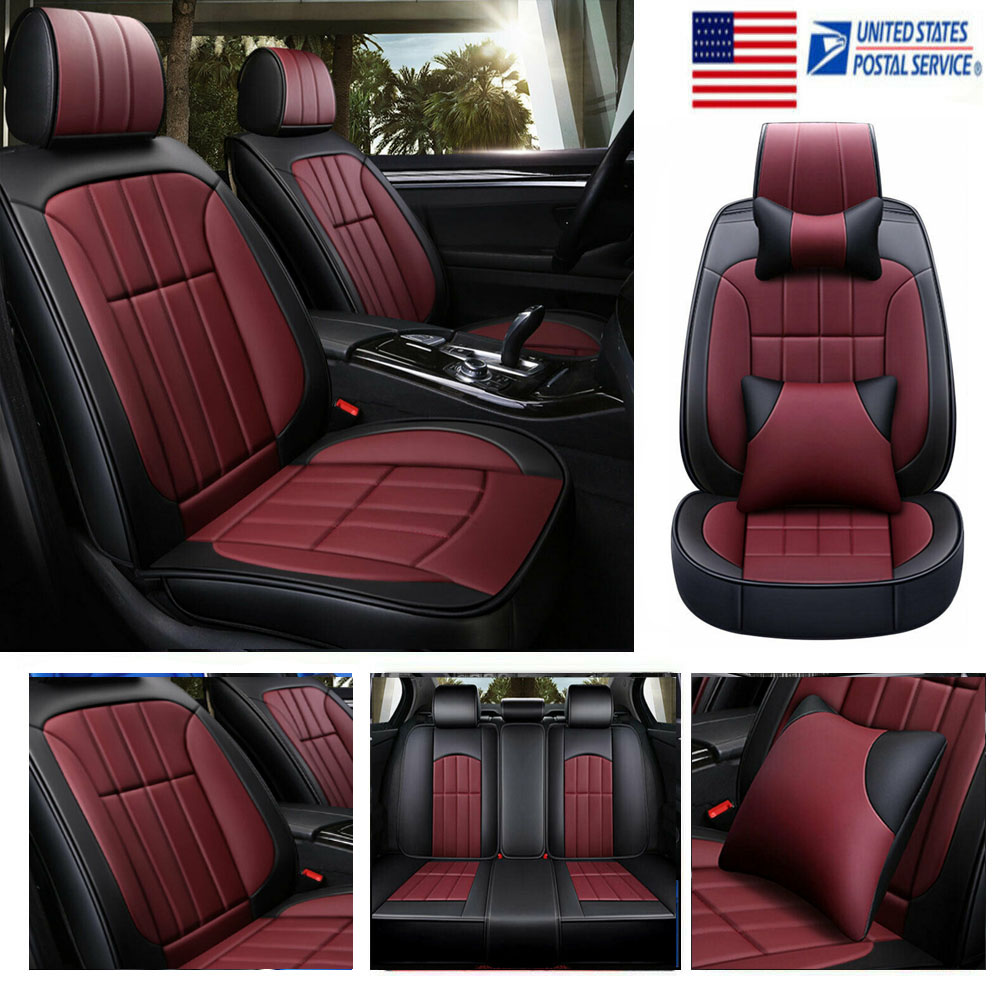 Car Tuning Styling Lumbar Red Full Set Front Rear Car Seat Covers For Bmw X3 All Years Guidohof