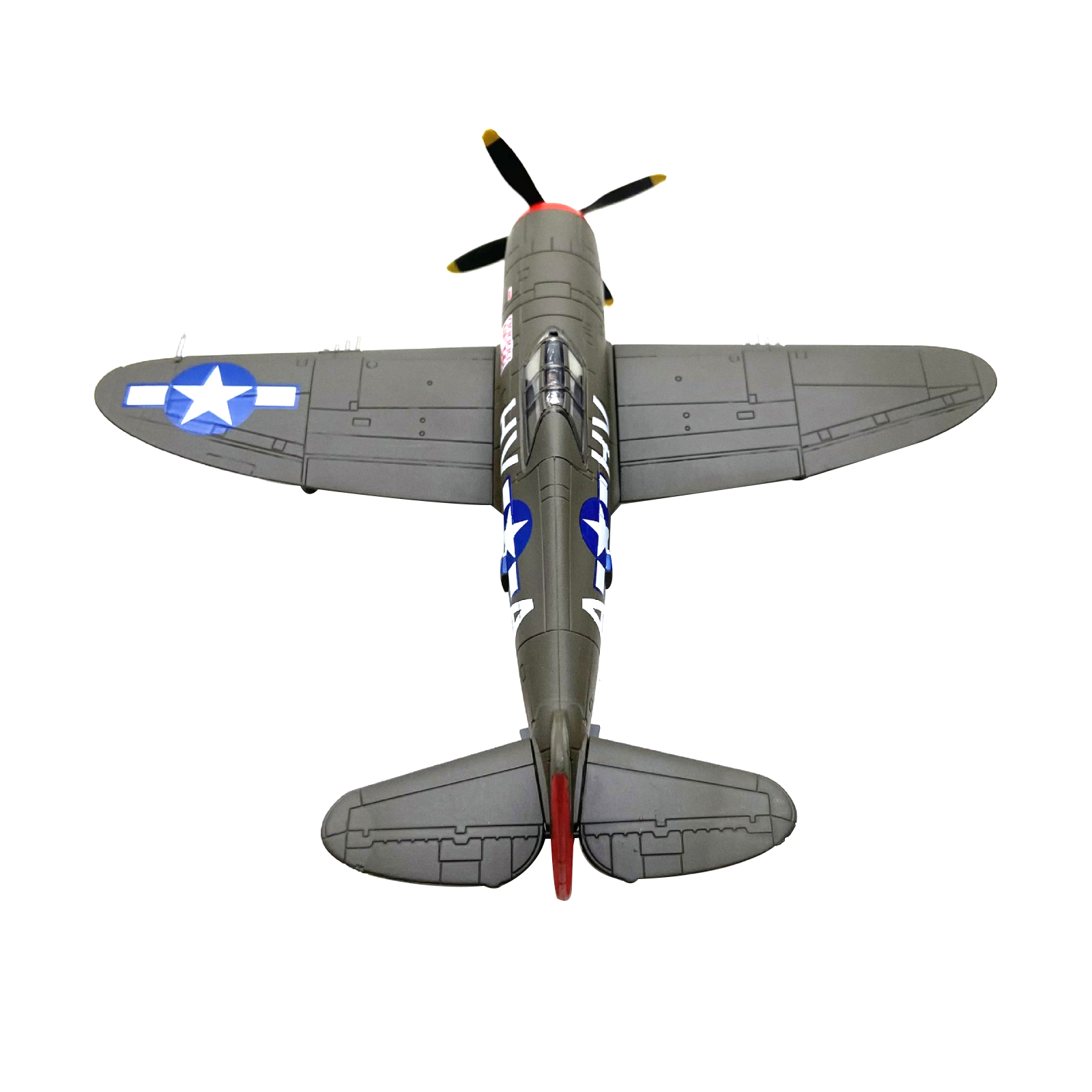 WWII USAAF P-47 Thunderbolt Diecast Model 1:72 15.5cm Alloy