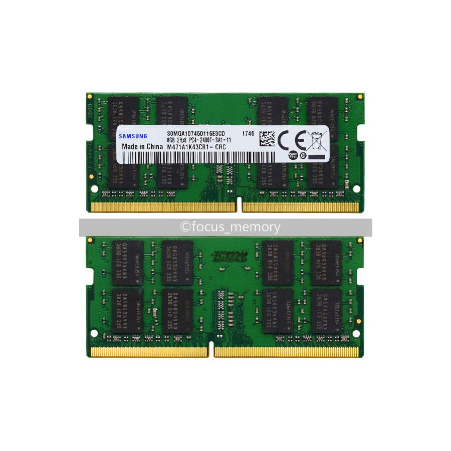 プ*っ様 Samsung DDR4 SO-DIMM 2x8GB 2400MHz Samsung 8GB DDR4 PC4-19200, 2400MHz, 260 PIN SODIMM, 1Rx8 Single