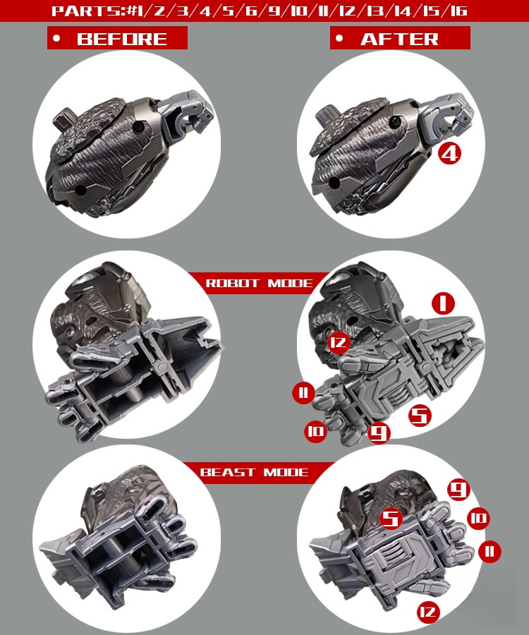 キキ in stock! Filler Upgrade Kit For Rise of the Beasts OP Optims